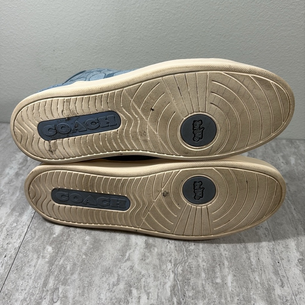Coach Clip High Top Sneaker, Men’s sz 11, Cornflower Blue - Picture 13 of 13